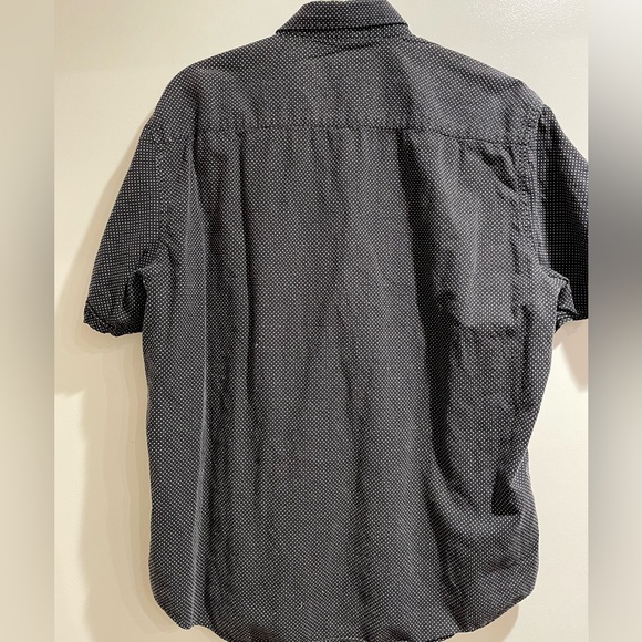 James Campbell casual button up shirt size XL micro dot print - Picture 2 of 2